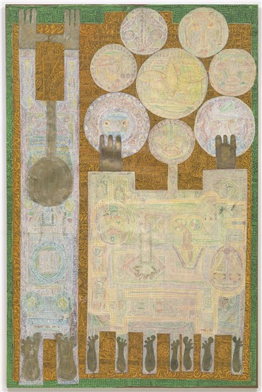 Works on paper, Charles Hossein Zenderoudi, My Father and I, 1962, 19939