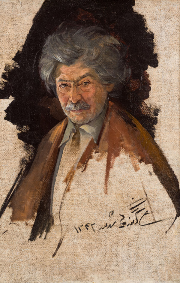 Abbas Katouzian, Portrait of Hossein Behzad , 1963