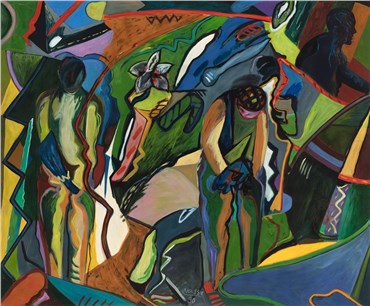 Painting, Ali Nassir, Untitled, 1989, 37328