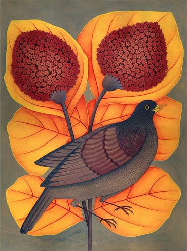 Painting, Maryam Lamei, Autumn Flower, 2019, 78090