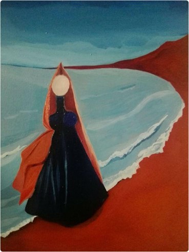 Painting, Azarakhsh Asgari, Dokht e Lok, 2016, 79324