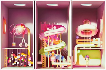 Painting, Mehdi Ghadyanloo, Memories of the Future, 2021, 74290