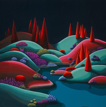 Painting, Arezoo Shahdadi, Twelve Days, 2025, 80717