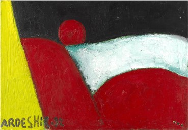 Painting, Ardeshir Mohassess, Abstract Composition, 1992, 6557