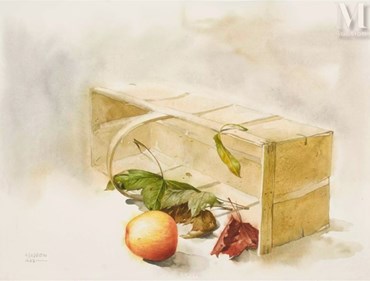 Painting, Ali Akbar Sadeghi, Still life, 1988, 82007