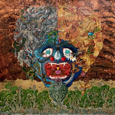 Painting, Ali Akbar Sadeghi, Scream Now, 2020, 49750