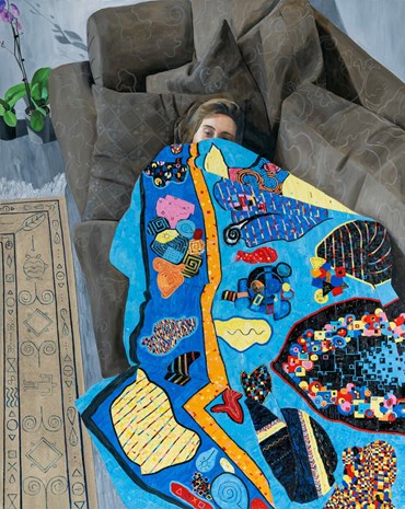 Painting, Makan Negahban, No, 2021, 77148