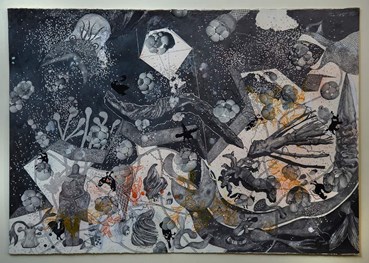 Painting, Shirin Mellatgohar, Summer Nights and Ice Cream, 2017, 48846
