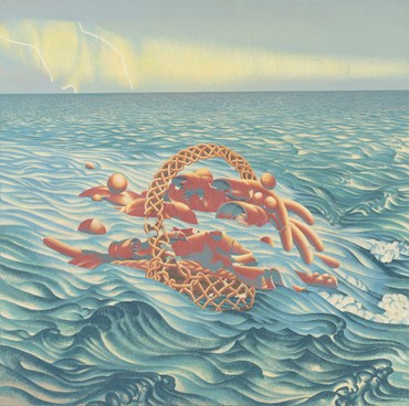 Painting, Meghdad Lorpour, A Burning of the Sunset, 2024, 76272