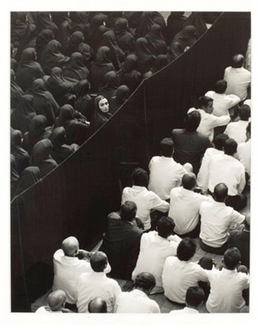 Photography, Shirin Neshat, Crowd from Back, Woman Looking over Her Shoulder, 2000, 5952