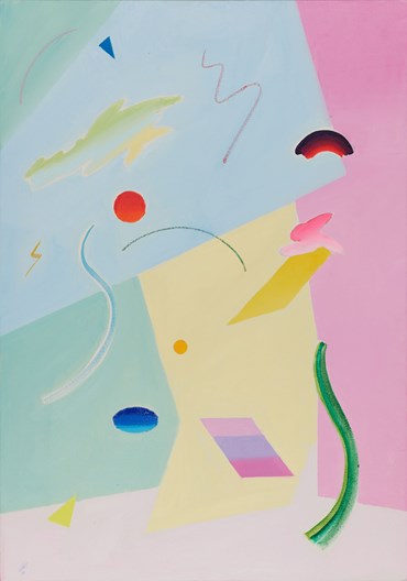 Painting, Nazgol Nayeri, On the Horizon, the Lighthouse of Serenity Comes into View, 2025, 80358