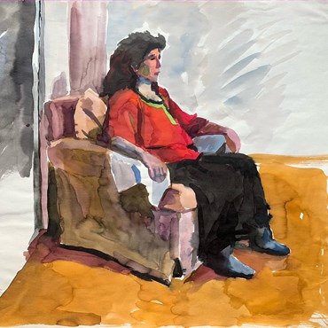 Painting, Nafisseh Riahi, Untitled Portrait (VII), , 70854