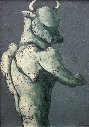 Painting, Bahman Mohassess, Minotaur, 1966, 4137