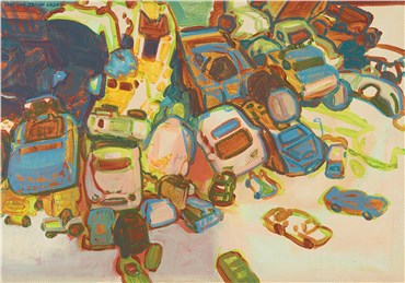 Painting, Sourena Zamani, Little chaos No.8, 2020, 37740