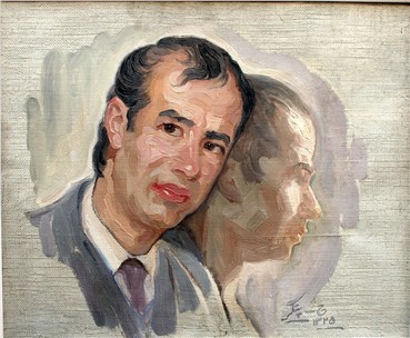 Painting, Jafar Petgar, Self-Portrait, 1936, 6925