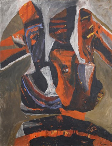 Painting, Cyrus Rezvani (Serge), Composition, 1964, 21163