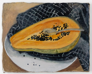 , Flora Temnouche, Papaye Ouverte, 2025, 79110