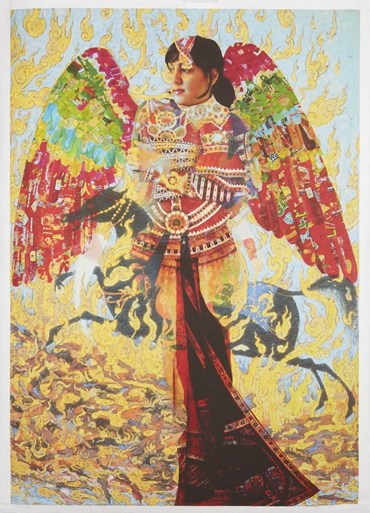 Print and Multiples, Hojat Amani, Angel, 2010, 74892