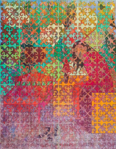 Painting, Roya Akhavan, The Soldier, 2023, 74092