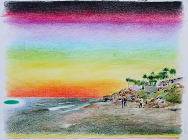 Painting, Shantia Zakerameli, Green Island, 2021, 53031