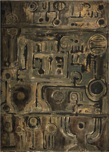 Mixed media, Massoud Arabshahi, Untitled, 1960, 18293