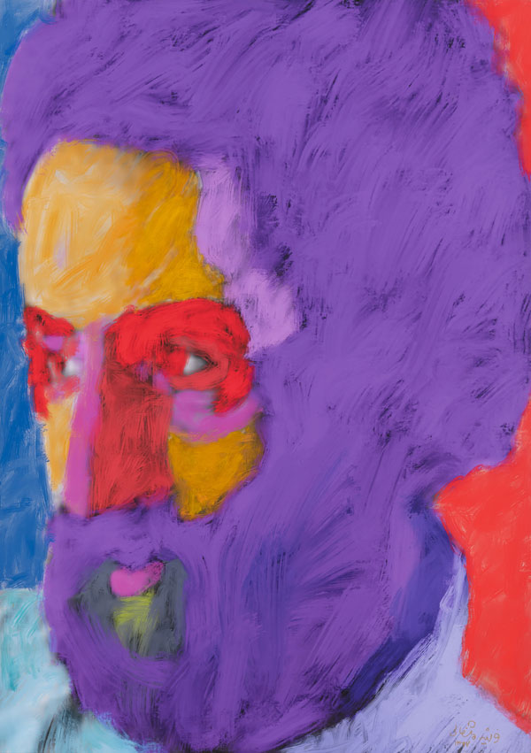 Farshid Mesghali, Sohrab Sepehri's Portrait, 2018