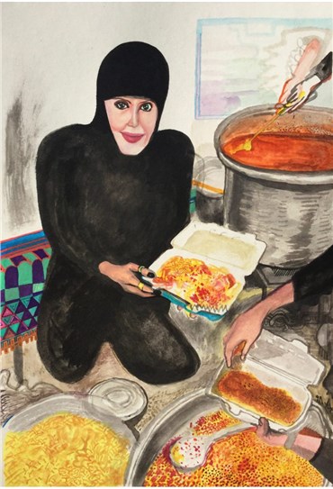 Painting, Sadra Baniasadi, Gheymeh, 2019, 27894
