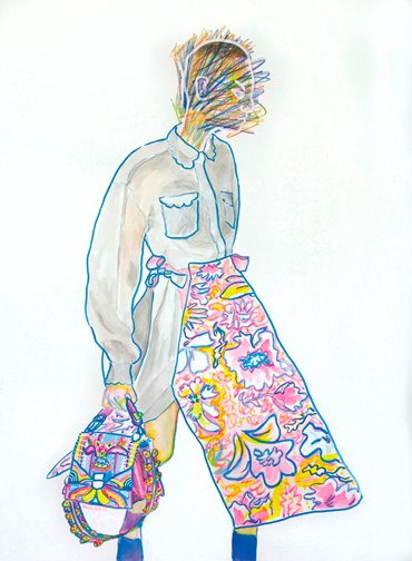 Painting, Makan Negahban, Where's your head at?, 2017, 77120