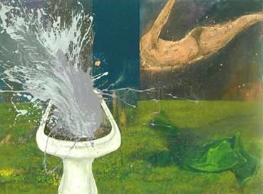 Painting, Maryam Farhang, Fountain, 2009, 42188