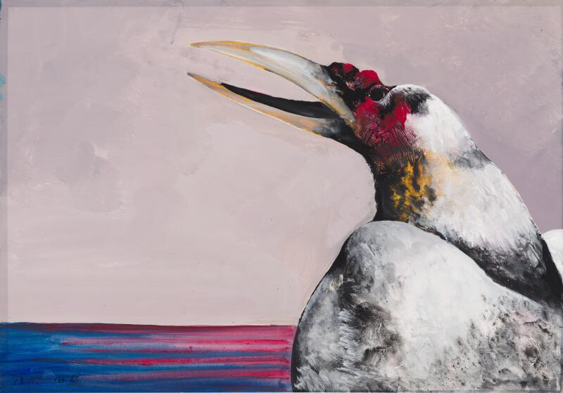 Bahman Mohassess, Untitled(Bird), 1988