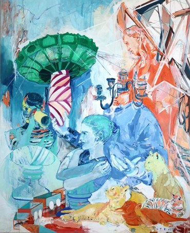 Painting, Elham Etemadi, Revés en Fusion, 2023, 71410
