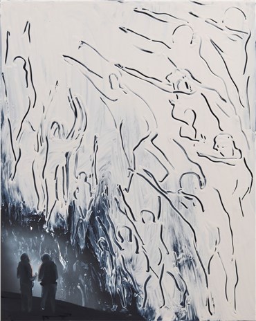 Painting, Tala Madani, Cave Interior, 2019, 21311