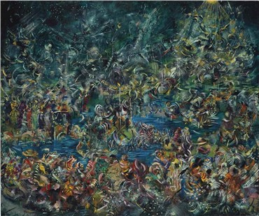 Painting, Ali Banisadr, The Light, 2010, 7488