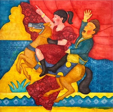 Painting, Orkideh Torabi, The Crossing, Redirected, 2026, 82937