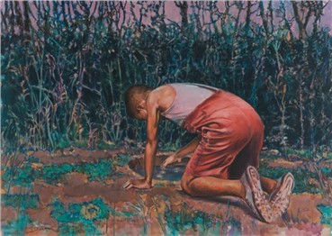 Painting, Masoud Sadedin, In the Garden 1, 2009, 1507
