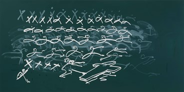 Painting, Tala Madani, Chalkboard (Crossings), 2024, 74949