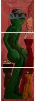 Painting, Milad Mousavi, Broken Man in Three Part, 2022, 63351
