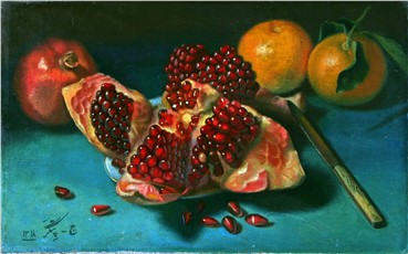 Painting, Jafar Petgar, Pomegranate, 1939, 6914