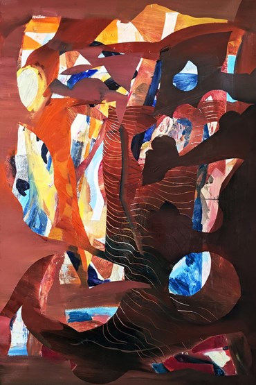 Painting, Yasaman Nozari, Groove of a Good Grieve, 2025, 77933