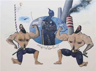 Painting, Mehdi Hosseini Ashlaghi, Untitled 1, 2010, 3961