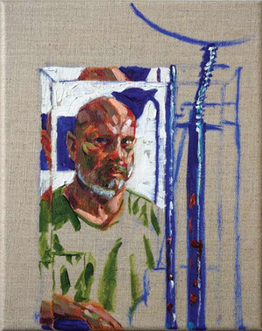 Painting, Dana Nehdaran, in Linen T-shirt, 2024, 73710