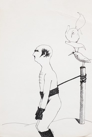 Works on paper, Alireza Espahbod, Untitled, 1971, 42051