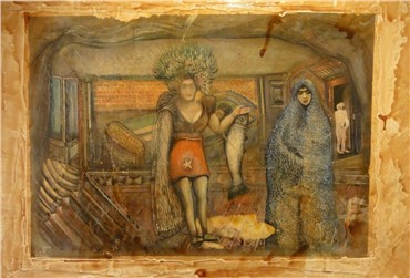 Painting, Ghasem Hajizadeh, Woman and Fish, 2005, 6128