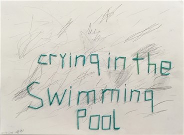 Mixed media, Leila Pazooki, Crying in the Swimming Pool, 2015, 6397