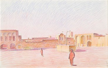 Painting, The Late Ali Golestaneh, Yazd, 1988, 37404