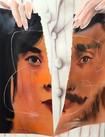 Painting, Hoda Kashiha, In a Torn Instant, 2025, 79135