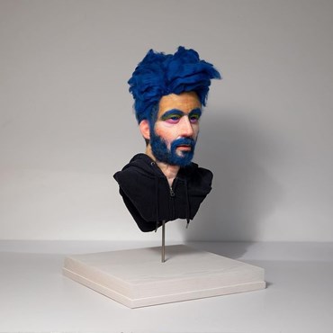 Sculpture, Salman Khoshroo, Self-Portrait , 2021, 46868