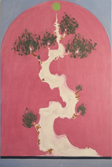 Painting, Elahe Tehrani, Cherry Tree 2, 2020, 44729