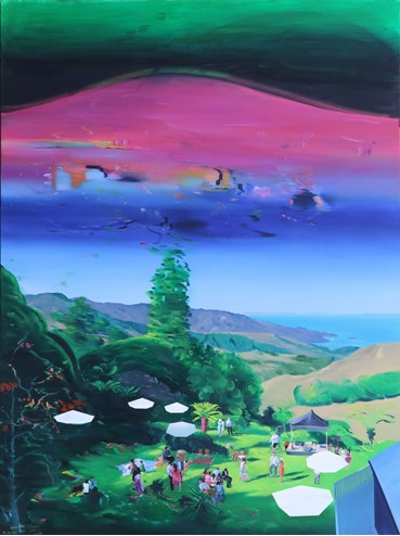 Painting, Shantia Zakerameli, Heaven, 2021, 53030