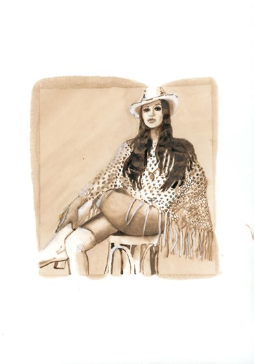 Mixed media, Soheila Sokhanvari, Must Be Some Kind of Superstar (Portrait of Jamileh), , 2025, 81031